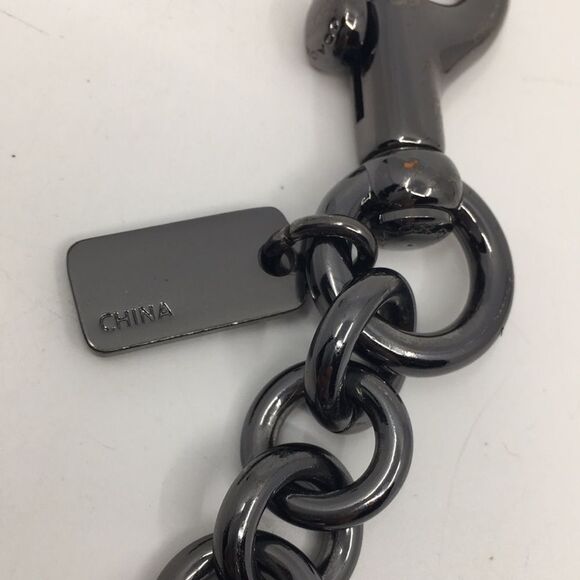 Coach Limited Edition Embroidered Cactus Leather Bag Charm w/ Gunmetal Hardware - Picture 7 of 16